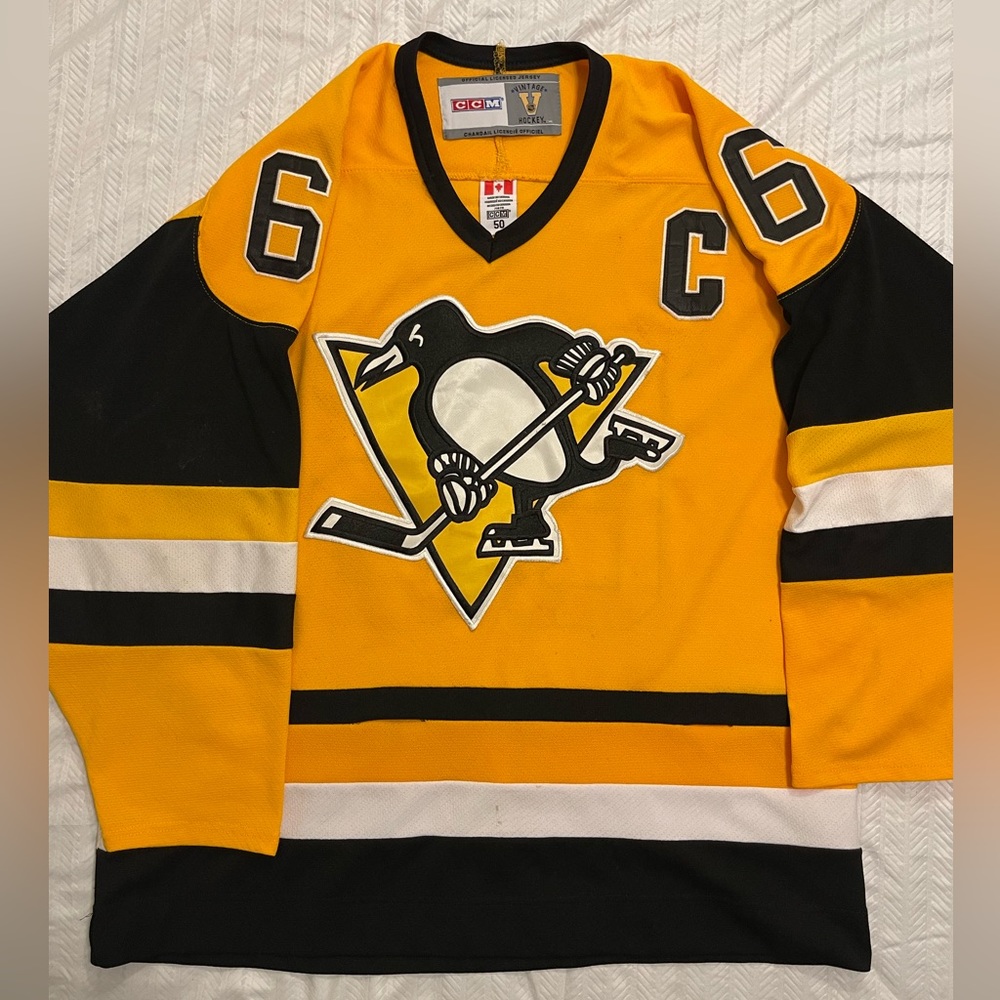 CCM Vintage Hockey Mario Lemieux jersey (Pittsburgh Penguins)